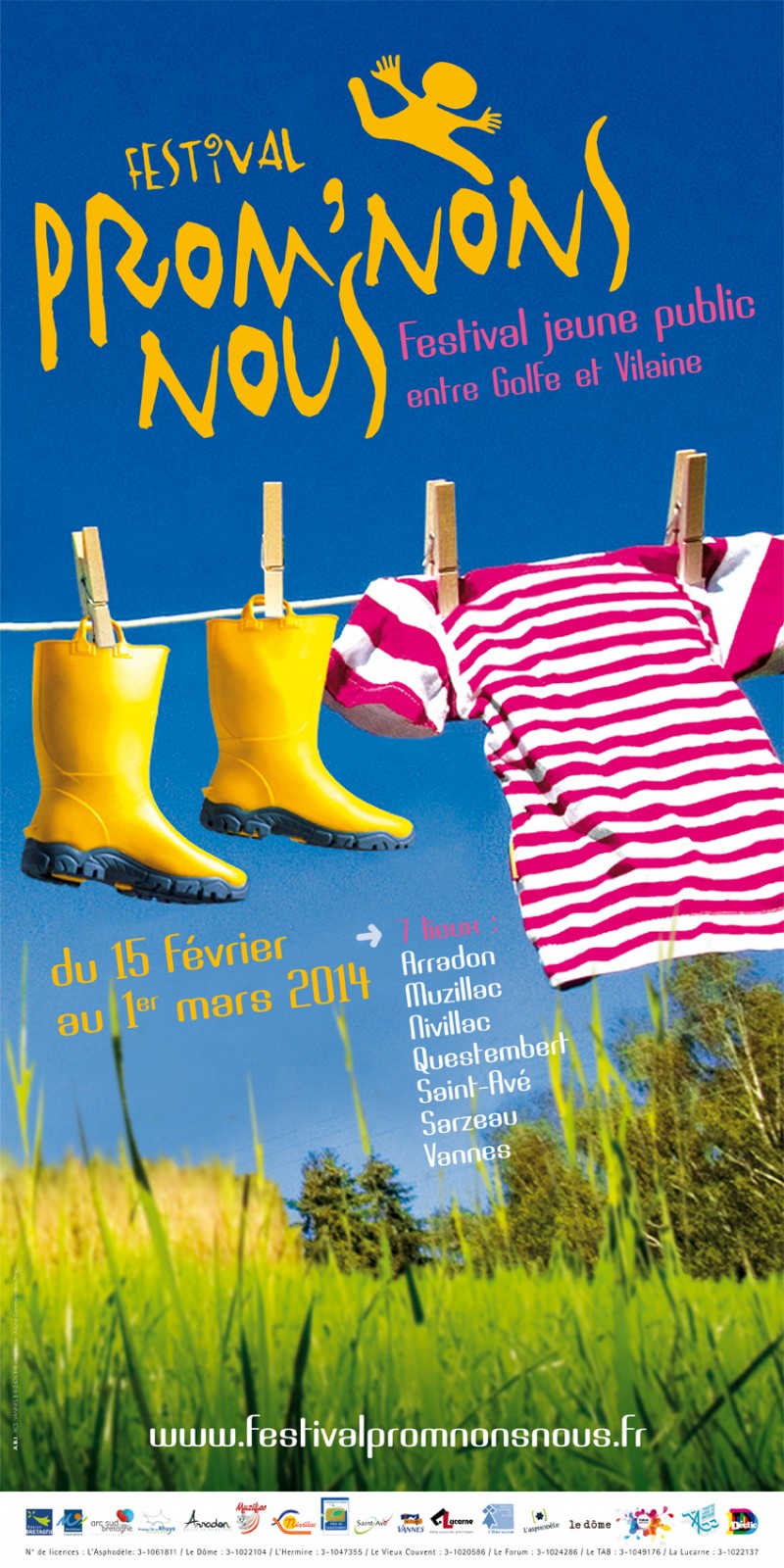 L'affiche du Festival Prom'nons Nous 2014